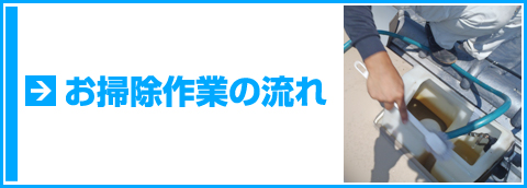 ソーラーお掃除作業の流れ